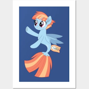 Windy Whistles seapony bare Posters and Art